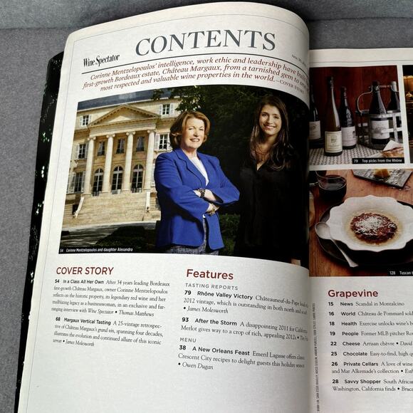 Wine Spectator Corinne Mentzelopoulos @ The Helm of Chateau Margaux 2014 - Picture 2 of 3